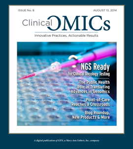 Clinical OMICs Magazine Volume 1, Issue No. 8