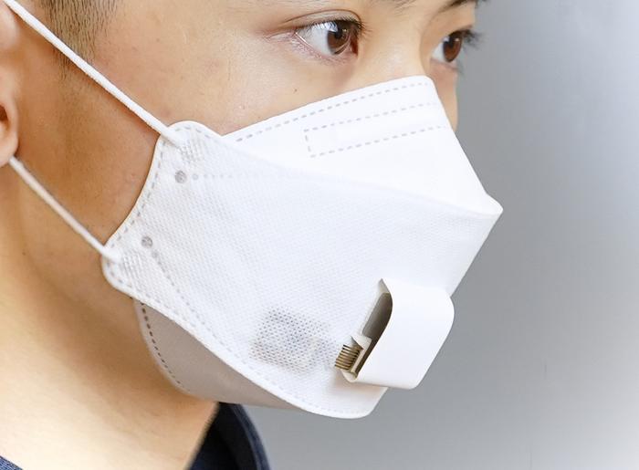 The EBCare smart mask can analyze the chemicals in one's breath in real-time.